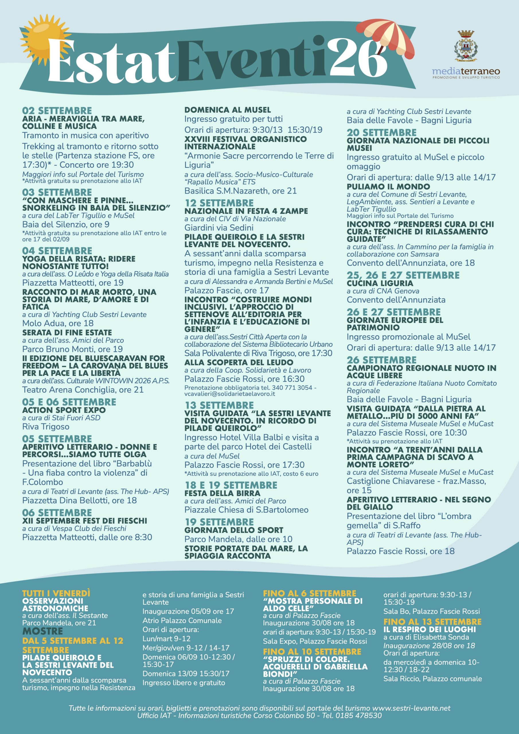 eventi settembre 2026